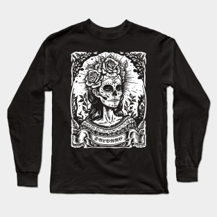 Sugarskull Lady Long Sleeve T-Shirt